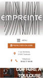 Mobile Screenshot of empreintecoiffure.com